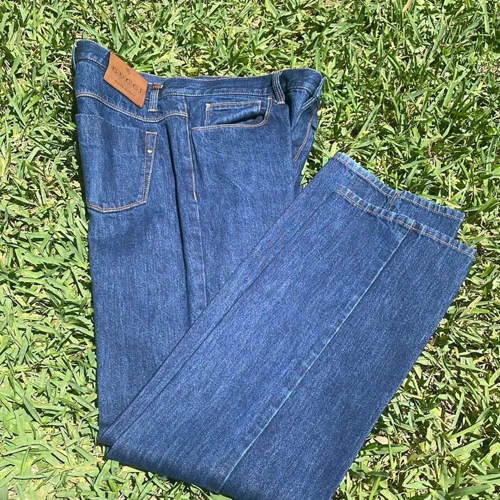 GUCCI Blue Jeans Regular Fit Size 50